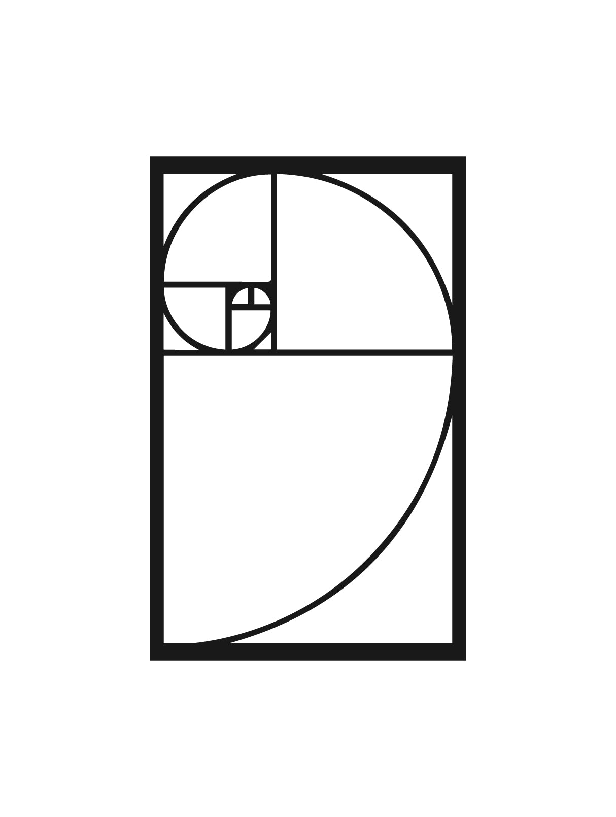 Fibonacci | Metal Wall Frame